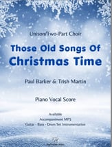 Those Old Songs Of Christmas Time Two-Part Mixed choral sheet music cover